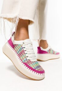 Bez tytułu Buty damskie na grubej podeszwie